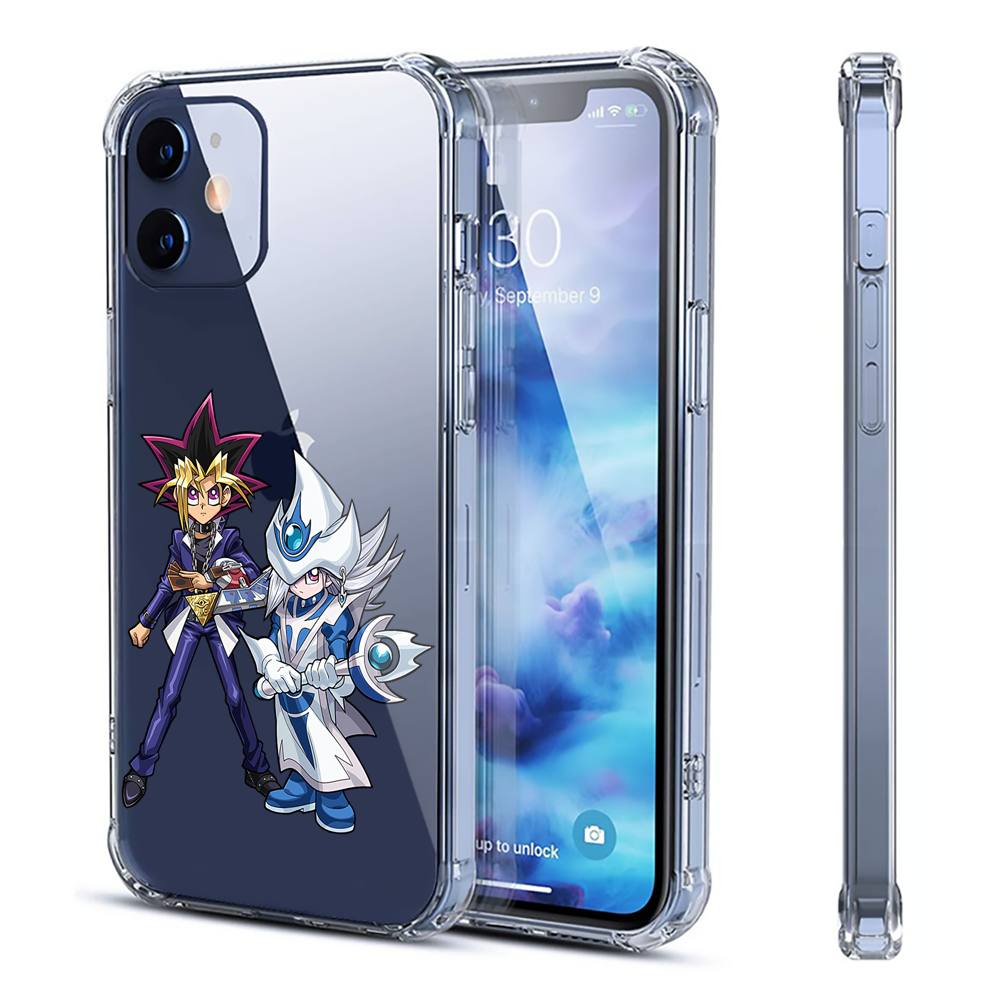 （画像用） 遊☆戯☆王 Yu-Gi-Oh! 【iPhone 12シリーズ対応】透明スマホケース（クリアソフトケース）